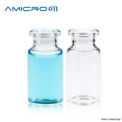 Amicrom钳口10ML透明顶空进样瓶玻璃取样瓶色谱分析仪器配件耗材硅胶垫 100只 B-10ML-20-V1002