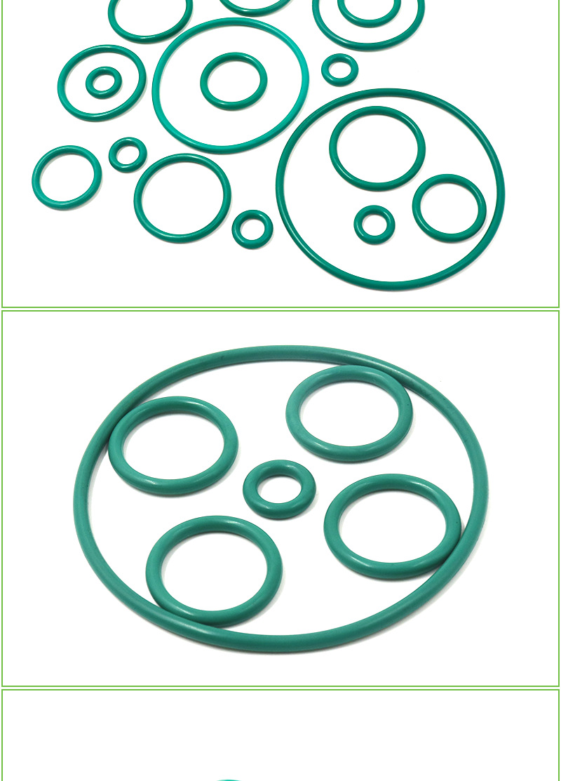 产地货源华奇耐高温耐腐蚀O型氟橡胶密封接条 氟胶圆形密封圈示例图5