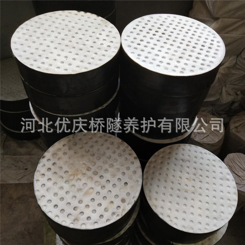 河北优庆公司专业生产橡胶支座圆形方形矩形桥梁板式橡胶支座示例图3