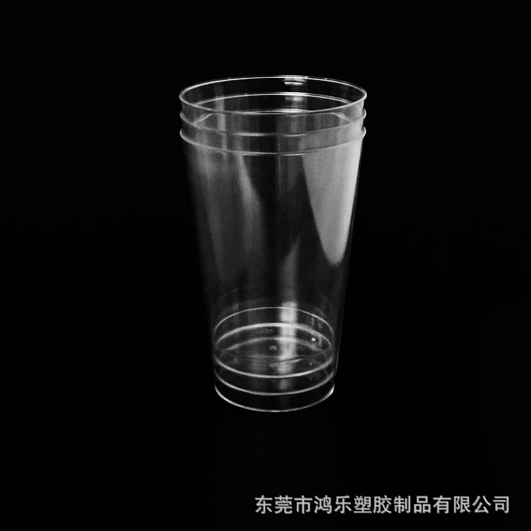 400ml一次性塑料杯PS环保塑料水杯透明一次性杯简约一次性航空杯示例图13