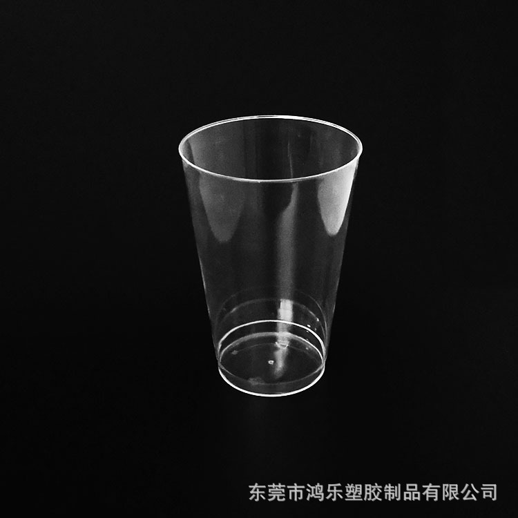 400ml一次性塑料杯PS环保塑料水杯透明一次性杯简约一次性航空杯示例图12