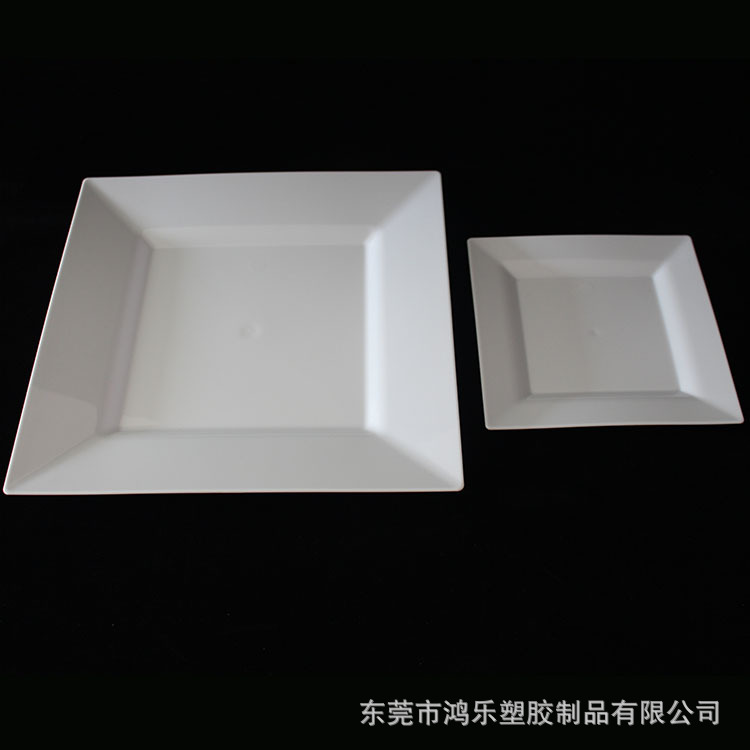10寸一次性透明塑料餐碟,厂家定制PS蛋糕碟烧烤聚会小食碟可印刷示例图9