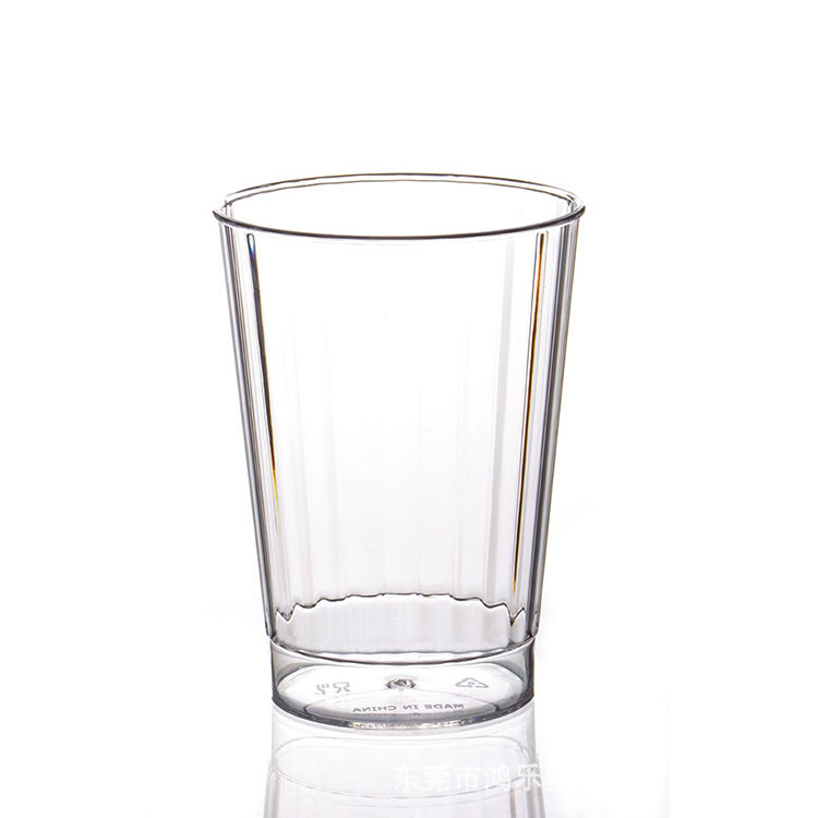 厂家直销一次性硬塑料杯PS透明环保塑料咖啡杯5oz宴会塑料杯示例图2