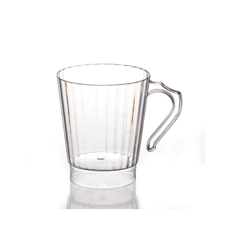 厂家直销一次性硬塑料杯PS透明环保塑料咖啡杯5oz宴会塑料杯示例图19