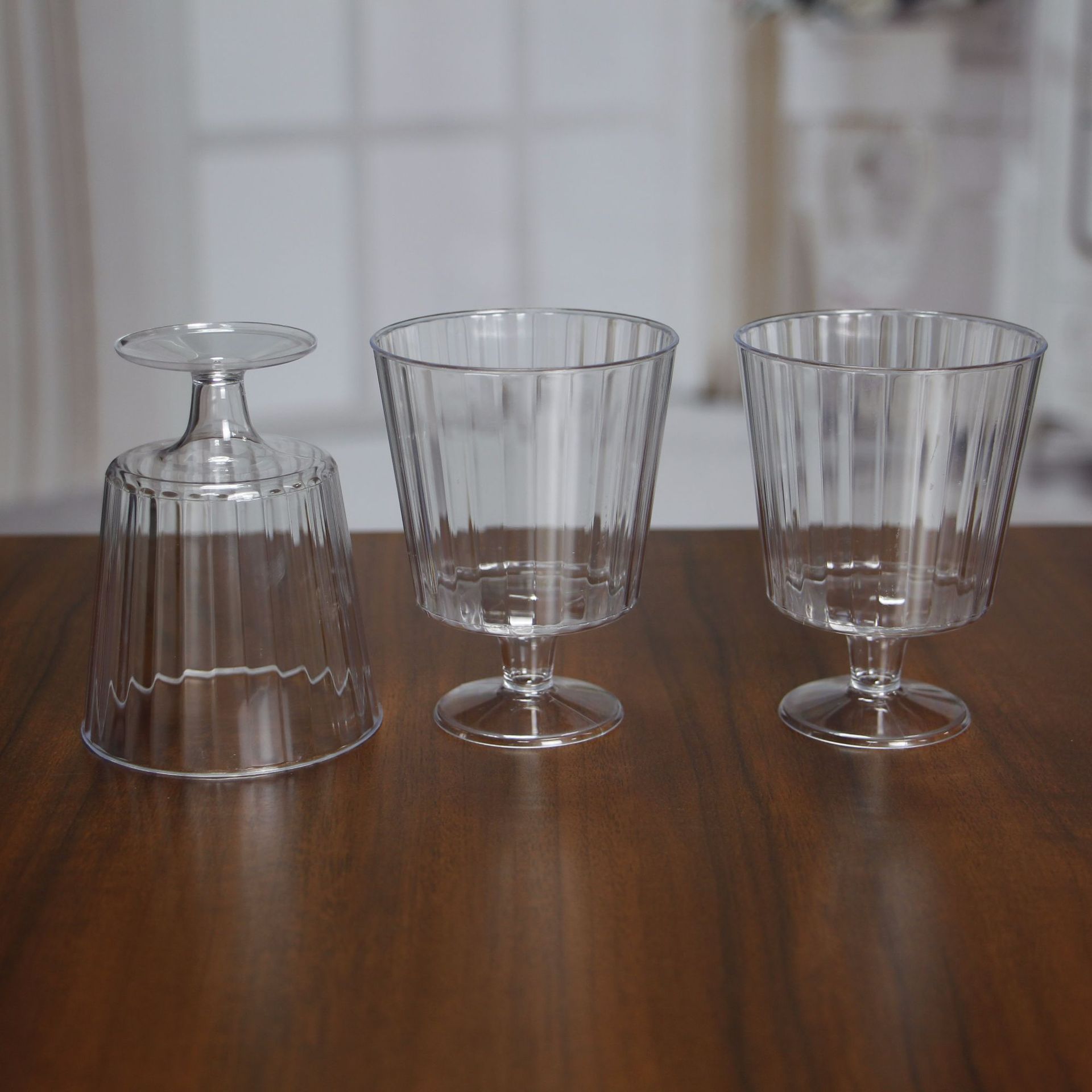厂家直销一次性硬塑料杯PS透明环保塑料咖啡杯5oz宴会塑料杯示例图12