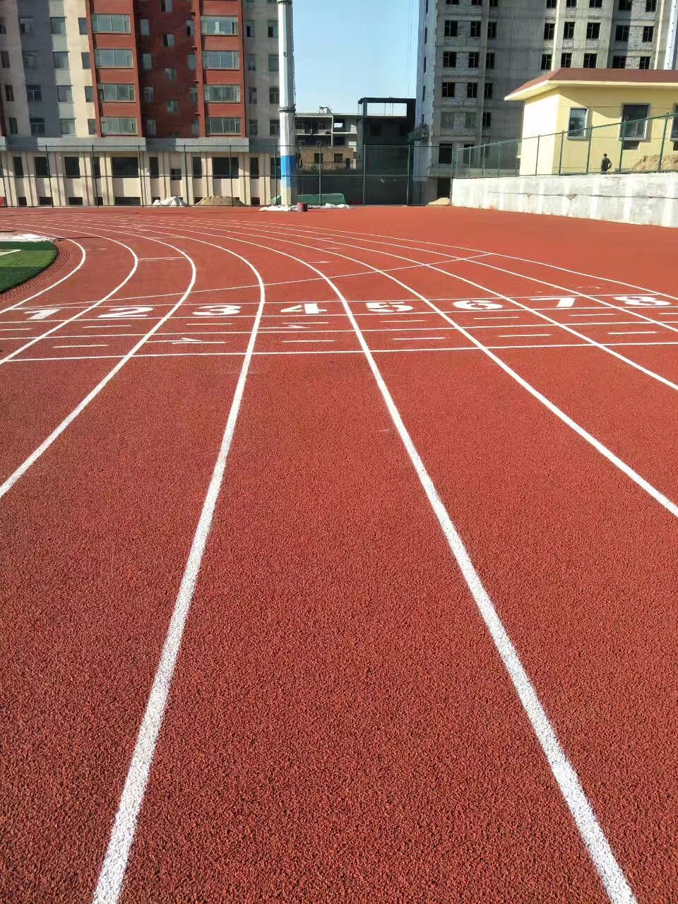 承接学校操场环保透气性塑胶跑道、幼儿园DPEM、篮球场硅PU人造草示例图7