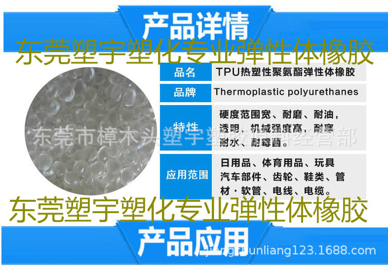 耐水洗 高耐磨 高透明TPU粉末 聚氨酯高纯粉末 热熔胶 烫染等用示例图6