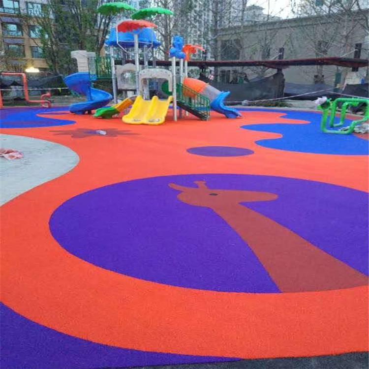 塑胶跑道小学操场建设 硅PU运动场地材料价格 恒扬 一体化施工