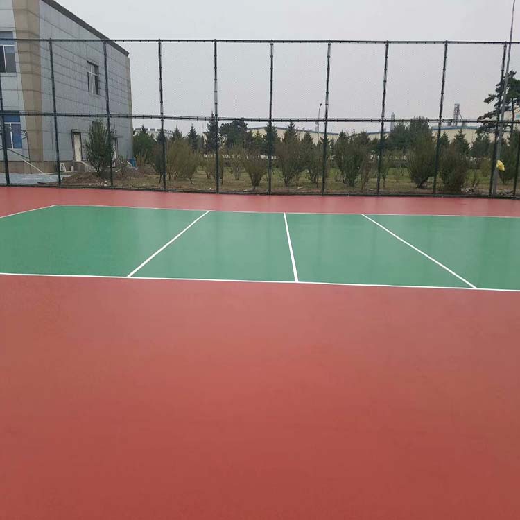 硅pu地运动跑道价格 硅PU羽毛球场建设 恒扬 一体化施工