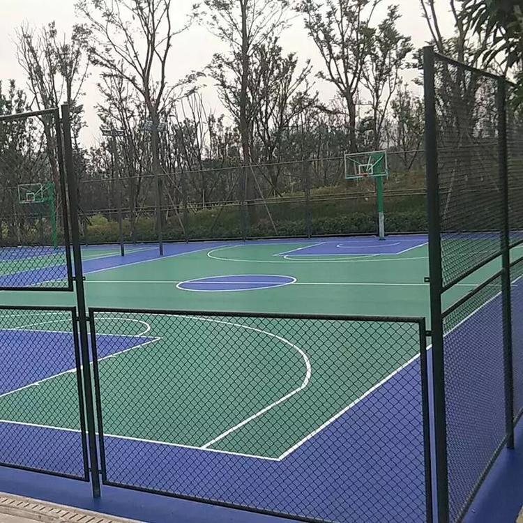 硅pu地运动跑道价格 水性硅面材料地坪漆工程建设 恒扬 户外室内比赛