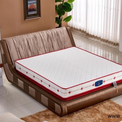 定制            包邮中国结天然乳胶床垫1.8 1.5米席梦思弹簧床垫 环保椰棕垫定做