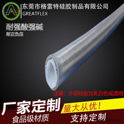 GREATFLEX 白色 BT40 化工复合管硅胶化学复合软管特氟龙复合管