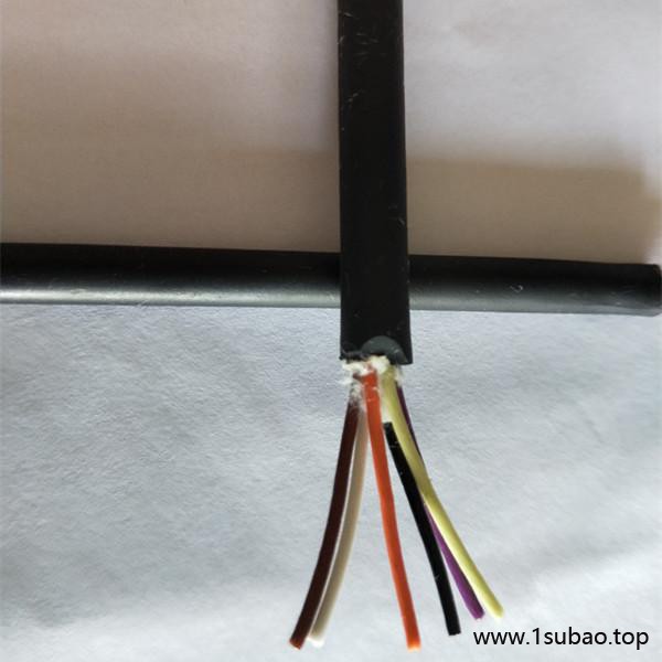 Fluoroelastomer cable