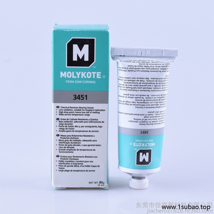 日本道康宁摩力克Molykote FS-3451 Grease高温高速氟硅酮润滑油脂 润滑剂 85g