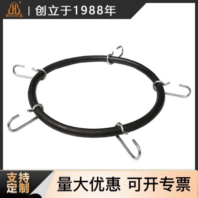 伯虎厂家橡胶圈收紧钩防滑链应急链收紧汽车通用铁钩配件防止位移